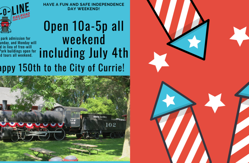 Park Open July 4th with Free Admission